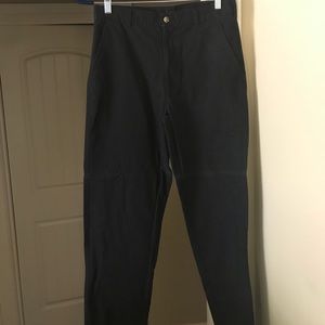 Old black dress pants